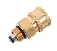 KHBUAB Adattatore Connettore Uscita Pompa Idropulitrice M18x1.5mm in Rame e Lega, Raccordo Rapido per Tubi, Previene Perdite e Assicura Pressione Acqua per Pulizia Terrazzi
