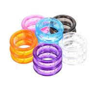 KHBUAB Anelli in Silicone Protezione Dita Versatile per Forbici da Parrucchiere 12 Pezzi Riduce Disagio per Taglio Chioma e Toelettatura Animali