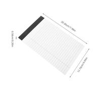 KHBUAB Blocco Note Legale a Righe A5 Tascabile, Set da 8 Blocchetti per Appunti Perforati, Carta Stampata per Studenti, Ufficio e Viaggi, Forniture per Organizzazione e Pianificazione