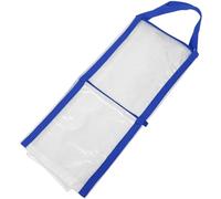 KHBUAB Borsa Porta Poster in Plastica Blu con Manici, Resistente dal Design Semplice e Pratico, per Conservare Opere D'arte e Disegni