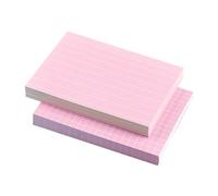 KHBUAB Carte Indice Rosa in Carta Leggere e Lisce per Scrittura, 150 Pezzi per Preparazione Esami e Presentazioni Scolastiche o Ufficio Colore Casuale