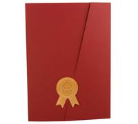 KHBUAB Copertina per Certificato D'onore in Carta Compatta e Delicata per Diplomi di Laurea e Certificati di Partecipazione, per Casa e Ufficio