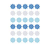 KHBUAB Decorazioni Nautiche in Resina 180 Pezzi Vela in Legno Multicolore, Accessori per Decorazione Casa e Fai-da-Te, per Scenari Headdress e Casi Colore Casuale