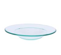 KHBUAB Disco Riscaldante in Vetro 10 CM per Brucia Essenze e Cera Profumata, Piatto per Diffusore Olio Essenziale in Spa e Massaggi