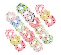 KHBUAB Elastici Chioma Donna 20 Pezzi Scrunchie per Chioma Motivo Frutta Superficie Liscia Accessori alla Moda fare Esercizio o Lavori Domestici Stili multipli