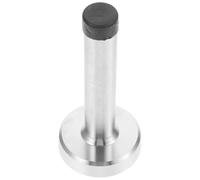 KHBUAB Fermaporta da Pavimento e Parete in Acciaio Inox 9,5 Cm Punta in Gomma Antirumore, Resistente alle Intemperie, per Porte Interne ed Esterne in Casa, Ufficio e Bagno