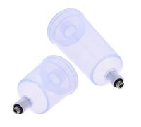 KHBUAB Flaconi Aerografo in Plastica 2 Pezzi da 20ml e 40ml Riutilizzabili per Vernice, Contenitori Sostituibili per Progetti di Pittura Professionale