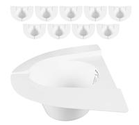 KHBUAB Kit di Raccolta Campioni Cappelli 10 Pezzi 800 Ml Contenitori per Raccolta Feci e Urina Vasino Portatile per Donna Adulti Uso Domestico e Clinico