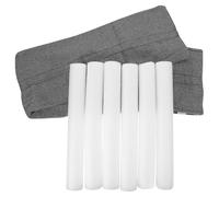 KHBUAB Paraspifferi Sottoporta Oxford Nero Design a Spina di Pesce, Blocco Antivento Multifunzionale Schiuma Doppia Faccia, per Porte Silenziose