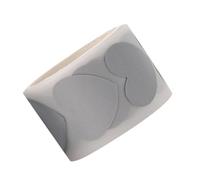 KHBUAB Pellicola e Plastico Argento a Forma di Cuore Riflettente Vinilica per Trasferimento Termico Adesivo Resistente su per Decorazioni