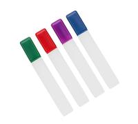 KHBUAB Scatola Porta Ferri da Maglia in Plastica 4 Pezzi 41x6x3,5 Cm, Custodia Salvaspazio per Aghi da Cucito, Tubo di Stoccaggio Compatto e Resistente per Organizzare Ferri Lunghi,