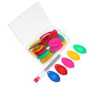 KHBUAB Set da Cucito Tascabile con Aghi da Cucito a Mano, Infila-ago a Forma di Pollice Multicolore e Scatola Porta Accessori, Utensile per Inserimento Filo per Progetti Colore Casuale