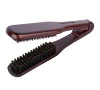 KHBUAB Spazzola Piastra per Capelli in Legno Antistatica Doppia Faccia con Setole Dense per Lisciare e Modellare Capelli Spessi e Sottili Strumento Professionale per Salone e Uso