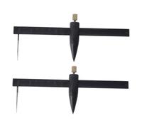 KHBUAB Strumenti per Tagliare Cerchi in Ceramica e Argilla 2 Pezzi Righello di Compasso per Artigianato