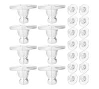 KHBUAB Supporti Sicuri Te Trasparente Silicone Pezzi e in Orecchini per 500 Angoli Lisci, Leggeri per Orecchie, per Utilizzo Professionale e Fai da