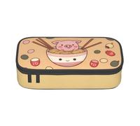 KHDKLXOHZ Astuccio per matite Delicious Sweet Ramen, grande capacità, astuccio per cancelleria, astuccio per cancelleria da ufficio, organizer multifunzionale con scomparto per matite per ragazze e