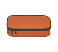 KHDKLXOHZ Astuccio per matite rosso mattone refrattario grande capacità astuccio per cancelleria astuccio per cancelleria ufficio organizer multifunzionale con scomparto matita per ragazze e ragazzi