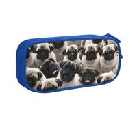 KHDKLXOHZ Simpatico astuccio per matite di grande capacità, astuccio per cancelleria, astuccio con scomparti con cerniera, per studenti scolastici, ragazze, ragazzi, donne, uomini, Blu, 3 D, Zaino per