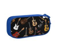 KHDKLXOHZ Simpatico astuccio per matite di grande capacità, astuccio per cancelleria, astuccio con scomparti con cerniera, per studenti scolastici, ragazze, ragazzi, donne, uomini, Blu, 3 D, Zaino per