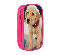 KHDKLXOHZ Simpatico astuccio per matite di grande capacità, astuccio per cancelleria, astuccio con scomparti con cerniera, per studenti scolastici, ragazze, ragazzi, donne, uomini, rosa, 3 D, Zaino