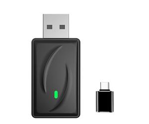 KHDWOB Adattatore CarPlay Wireless per Maserati Levante 2017 2018 2019 2020 2021 2022 2023 2024, Dongle Bluetooth Plug & Play a Connessione Rapida Converte Il Carplay Cablato in Wireles,B