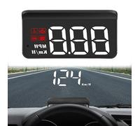KHDWOB Head Up Display Auto per Saturn SW SW1 SW2 SC SC1 SC2 SL SL1 SL2, Proiettore Parabrezza con velocità E Allarme Sicurezza Tachimetro Digitale OBD2 GPS Dual System,A