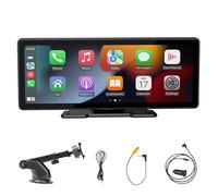 KHDWOB Schermo Auto CarPlay Wireless per Dacia Jogger 2022-2023, Display Touch HD Autoradio Senza Fili Bluetooth, Navigazione GPS, AUX, FM, RetroCamera,10.26 Inches