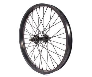 KHE BIG400 - Ruota anteriore da 18 pollici BMX, in alluminio, 36 fori, 10 mm, mozzo con cuscinetti di precisione
