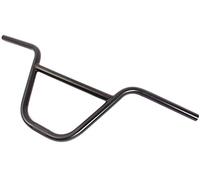 KHE BMX Manubrio da 9", nero, morsetto scanalato, solo 812 g, larghezza 720 mm