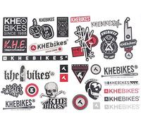 KHE BMX - Set di adesivi in diverse misure, di alta qualità