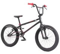 KHE Cosmic AL 20" BMX - Alluminio BMX Freestyle Bike 10,6 kg - Affix Rotor - Freni a V anteriori e posteriori - Pneumatici Acme 2.40 - nero opaco - per conducente 135 - 170 cm - modello 2025