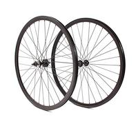 KHE Fixie - Set di ruote 700 C, 28", cerchione a doppia camera, 32 fori, altezza 30 mm, pignoni rigidi e liberi