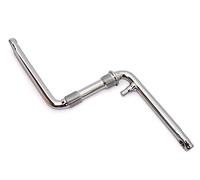 KHE - Manovella per BMX Fauber OPC, 152 mm, colore argento - P2 59