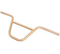 KHE - Manubrio BMX 9" con serraggio dorato scanalato, solo 812 g, larghezza 720 mm