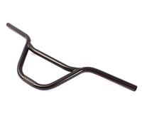 KHE PRISM BMX Manubrio 2 pezzi verniciato a polvere 18A HiTen Acciaio Nero 22,2 mm 8,25"