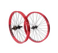 KHE Prism BMX - Set di ruote da 20", larghezza 38 mm, alluminio 7005, anodizzato, con pignone a ruota libera 16T