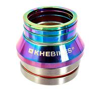 KHEbikes KHE BMX 7005 - Set sterzo industriale in alluminio, 82 g, 3 Spacer Laser Logo