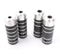 KHEbikes KHE COP - Set di pedane per BMX, in alluminio, 10 mm, 14 mm, nero cromato, 268 g