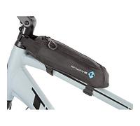 KHEbikes M-Wave Rough Ride Top - Borsa per tubo superiore, impermeabile, 7 x 8,5 x 29 cm, con chiusura in velcro, colore: Nero