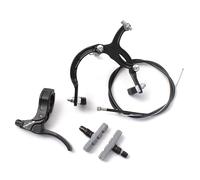 KHEbikes BMX Set Freni Sidepull Cantilever Freno Anteriore Nero, con Acme Pattini Freno e Leva Raggio
