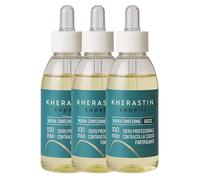 Kherastin Gocce 300ml - Trattamento Anticaduta Capelli Extra Forte - Rinforza Bulbo e Stimola Ricrescita - Uomo Donna, Fortificante Naturale