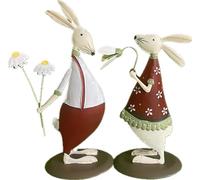 khevga coniglietti di metallo - Set di 2