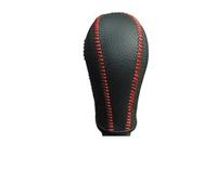 KHfgDHG Pomelli leva cambio per auto Gear Covers Fit For Renault Koleos Samsung QM6 2009 To 2016 Shift Collars Genuine Leather Knob Cover(Red)