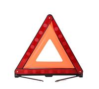 KHfgDHG Triangolo Pieghevole Segnale di Pericolo del Triangolo Emergenza treppiede con Strisce Riflettenti per l'avviso Sicurezza in Caso guasto Triangolo Stradale(A2 41CM)