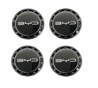 KHGFRX 4 Pezzi Auto Coprimozzi della Ruota, per BYD Dolphin(OD:55 MM,ID:46 MM) Ruot Coprimozzo Antipolvere Impermeabile Decorativo Accessori