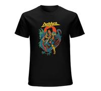 Khian SOON Dokken Beast from The East Short Sleeves Men's Round Neck T-Shirt Black XL