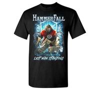 Khian SOON HammerFall Last Man Standing T Shirt Black 3XL