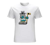 Khian SOON Men's California Golden Seals Mascot Sparky Wha T-Shirts White L