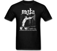 Khian SOON Mgla Exercise in Futulity Further Dowm The Nest T Shirt Men Printing Poland Black Metal Band L
