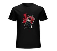 Khian SOON Tribes And Winks To Tin-Tin Short Sleeves Men's Casual Shirt Black XXL
